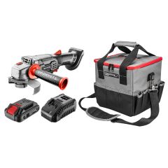 Zestaw E+: szlifierka 58G003, torba 58G015, ładowarka 58G002, akumulator 58G001 58G015-BR