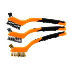 Szczotki druciane zestaw 3 szt, 3x7 rzędów 39-100