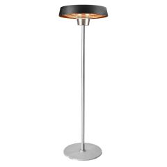 Promiennik stojący 1000W/2000W, aluminiowy, IP34, element grzejny halogen lamp, wysokość 2.1 m, bez pilota 90-036