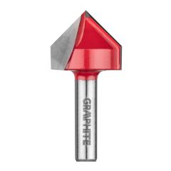 Frez do rowków typu V, HM, 25.4 x 25.4 mm, trzpień 8 mm 56H210