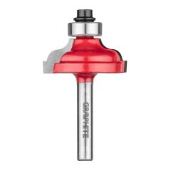 Frez kształtowy z łożyskiem, zaokrąglający, HM, 32 x 12.9 mm, trzpień 6 mm 56H227