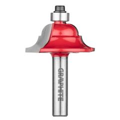 Frez kształtowy z łożyskiem, ozdobny, HM, 34.9 x 15 mm, trzpień 8 mm 56H233