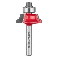 Frez kształtowy z łożyskiem, ozdobny, HM, 25.7 x 9.7 mm, trzpień 6 mm 56H237