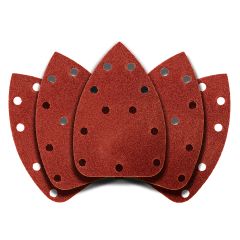 Papier ścierny na rzep delta 140 x 140 x 80 mm, K60, 5 szt., z otworami 54H010