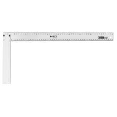 Kątownik budowlany aluminiowy 500 x 235 mm 72-147