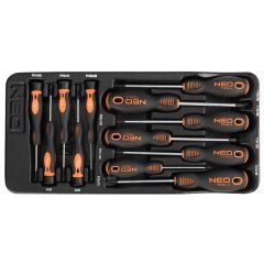 Wkrętaki PZ, TX, precyzyjne, zestaw 12 szt., wkładka 84-247