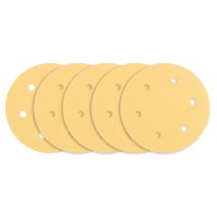 Papier ścierny na rzep 225 mm, K120, 5 szt., z 6 otworami do szlifierki 59G264, 59G265 54H030