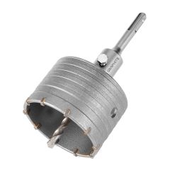 Otwornica widiowa 85 mm z adapterem SDS+ oraz wiertłem pilotującym 55H323