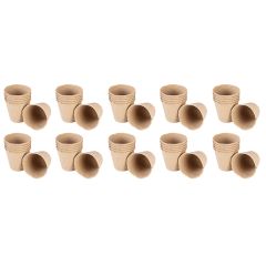 Rozsadniki torfowe: 8 x 8 x 7.8 cm, 60 sztuk 15G463