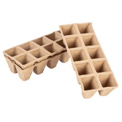 Rozsadniki torfowe małe (2x5 otworów) 22 x 8.5 x 5.5 cm, 10 szt. 15G466