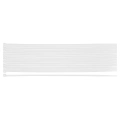 Opaski zaciskowe EXTREME 2.5 x 200 mm, białe, 100 szt. 01-650