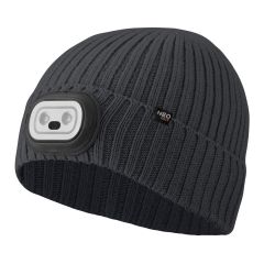 Czapka z latarka LED RGB, grafitowa 81-627