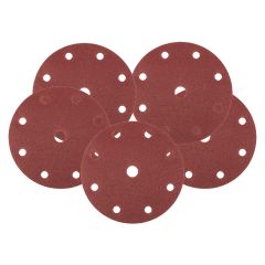 Krążki ścierne 150 mm, P60, 5 szt., z 9 otworami do 04-721 08-991