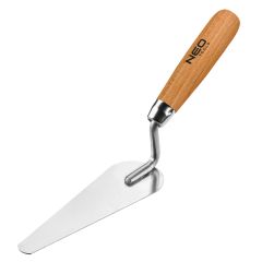 Kielnia sztukatorska "koci język", 165 x 17 x 54 mm, uchwyt drewniany 50-122