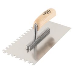 Paca z zębami, 270 x 128 mm, ząb 8 x 8 x 8 mm, uchwyt drewniany 50-163
