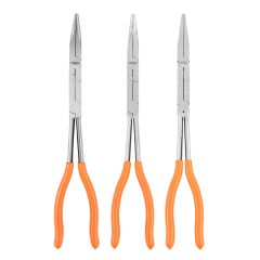 Szczypce z podwójnym przegubem CRV zestaw 3 szt. 01-293