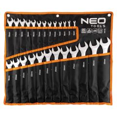 Zestaw kluczy płasko-oczkowych, 25 szt., 6-32 mm, SATYNA 09-990