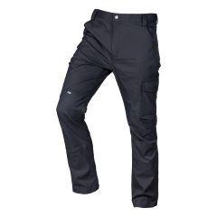 Spodnie robocze Mix&Match, stretch, czarne 81-298-2