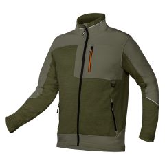 Bluza softshell OUTDOOR, zielona 81-517