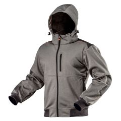 Kurtka robocza softshell z kapturem odpinanym 81-551