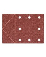 Papier ścierny 115 x 160 mm, otwory, perforacja do odrywania, rzep. K40, 3 szt. 55H812