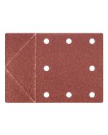 Papier ścierny 115 x 160 mm, otwory, perforacja do odrywania, rzep. K100, 3 szt. 55H818