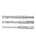 Zestaw wierteł do betonu SDS Plus, quatro, zestaw 3 szt. - 6, 8, 10 x 110 mm 57H570