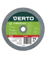 Tarcze szlifierskie 200 x 20/16/12.7 x 20 mm, 2 szt. 61H607