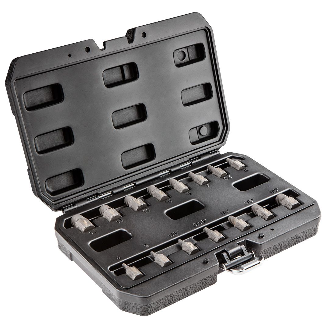 Wykrętaki do zerwanych śrub, zestaw 15 szt. 09-607 Dobra Cena