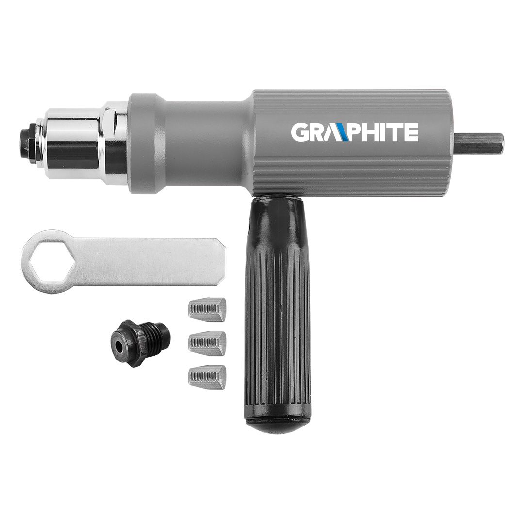 twm様 Adapter do nitów zrywalnych na wkrętarkę 56H634 GRAPHITE