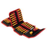 Końcówki wkrętakowe z uchwytem 1000V, 50 szt. 01-309