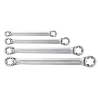 Klucze oczkowe Torx T6-T24, zestaw 4 szt. 09-980