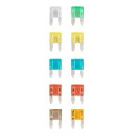 Zestaw bezpieczników samochodowych, 10 sztuk 11-992