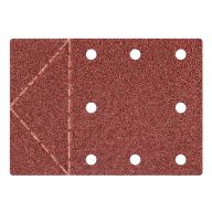 Papier ścierny 115 x 160 mm, otwory, perforacja do odrywania, rzep. K40, 3 szt. 55H812