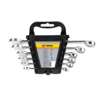 Klucze płasko-oczkowe 8-17 mm, zestaw 6 szt. 35D397