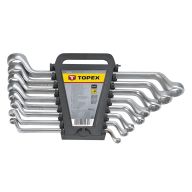 Klucze oczkowe odgięte 6-22 mm, zestaw 8 szt. 35D856