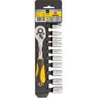 Klucze nasadowe 1/4", zestaw 11 szt. 38D650