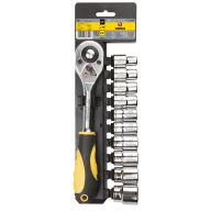 Klucze nasadowe 1/2", zestaw 11 szt. 38D652