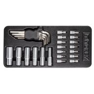 Zestaw bitów, nasadek i imbusów 29 szt., wkładka 79R515