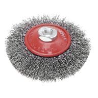 Szczotka druciana tarczowa odgięta 115 mm x M14 62H121