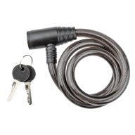 Linka rowerowa 12 x 800 mm, przezroczysta czarna osłona 90U245