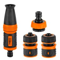 Zestaw 1/2" ze zraszaczem prostym, złaczkami i przyłaczem do kranu 15-710