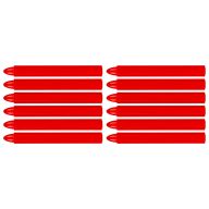 Kreda techniczna do znakowania, czerwona, 12 sztuk 13-963