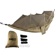 Hamak z moskitierą 330 x 140 cm zestaw 63-123