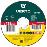 Tarcza tnąca do metalu 125 x 1.0 x 22.2 mm, INOX 61H405