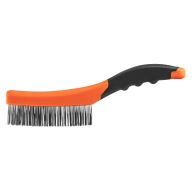 Szczotka druciana, drut stalowy, 4x16 rzędów 39-010