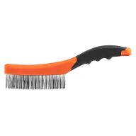 Szczotka druciana, drut nierdzewny, 4x16 rzędów 39-050