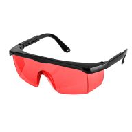 Okulary wzmacniające widoczność lasera czerwone 75-120