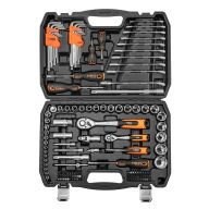 Zestaw kluczy 138 elementów 1/2", 1/4" 10-208