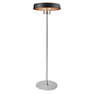 Promiennik stojący 1000W/2000W, aluminiowy, IP34, element grzejny halogen lamp, wysokość 2.1 m, bez pilota 90-036